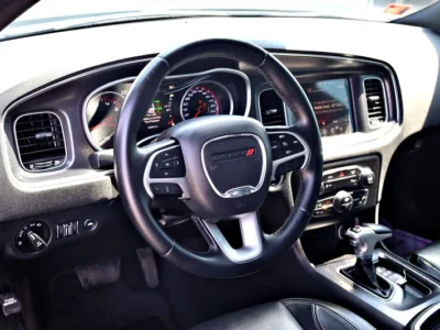 2017 Dodge Charger SXT MID 6 Cylinders Engine GCC Specs Black Sedan