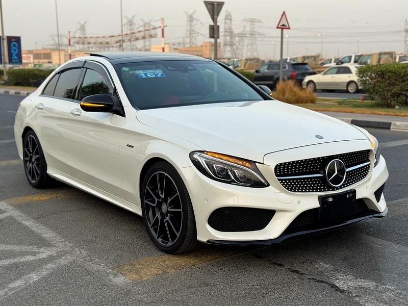 2016 Mercedes-Benz C-Class C43 AMG 4Matic White Red in Perfect Condition
