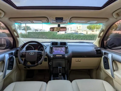 2015 Toyota Prado VXR FULL OPTION V6 Engine 4.0L GCC White Beige