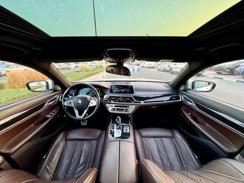 2016 BMW 7-Series 750i Clean Title Excellent Condition White Brown