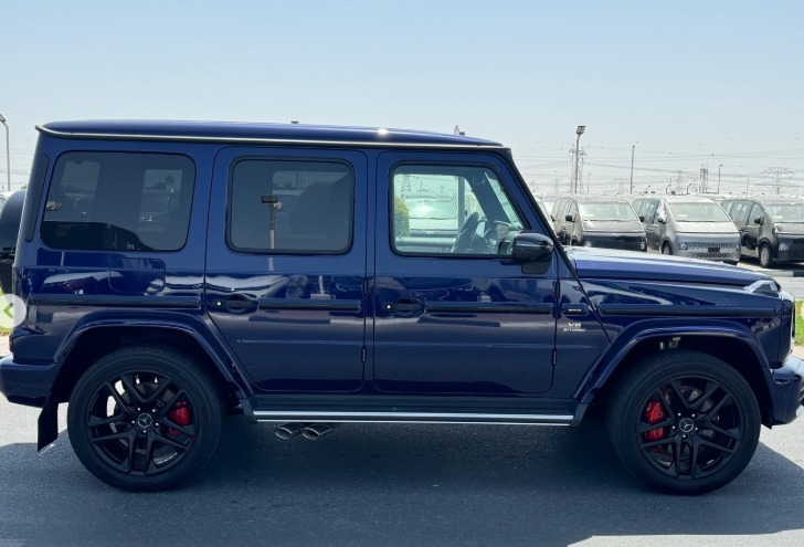 2023 MERCEDES BENZ G 63 AMG 4.0L V8 Biturbo Engine Blue Beige