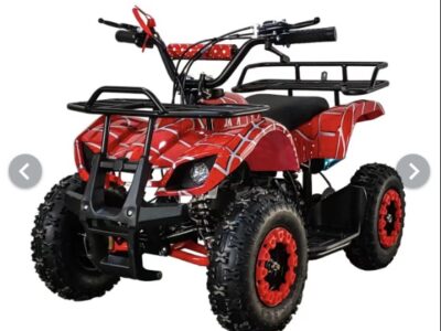 Mini Atv 49CC 2 Stroke Engine Pull start and Electric Start Blue