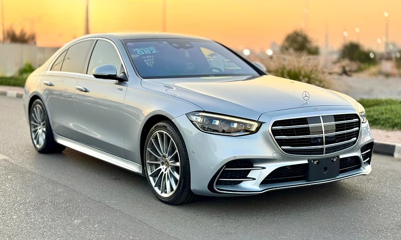 2021 Mercedes-Benz S-Class S 500 V6 S-Class S 500 Silver Black