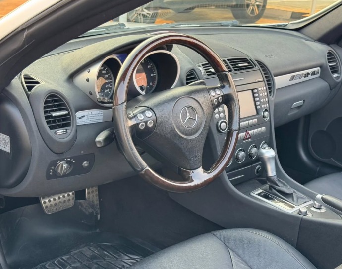 2005 MERCEDES BENZ SLK 350 V6 AUCTION GRADE 4/B Silver Black