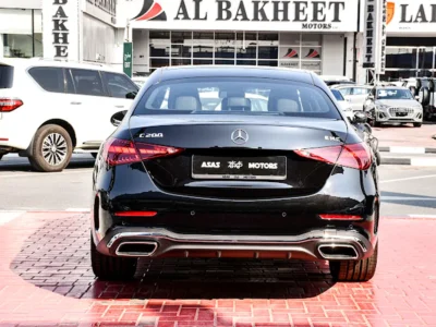 2026 Mercedes-Benz C-Class C200 4 Cylinders Engine Black Tan GCC Specs