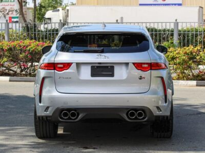 Jaguar F Pace SVR 5.0L Engine 2019 Jaguar F-Pace SVR Silver White