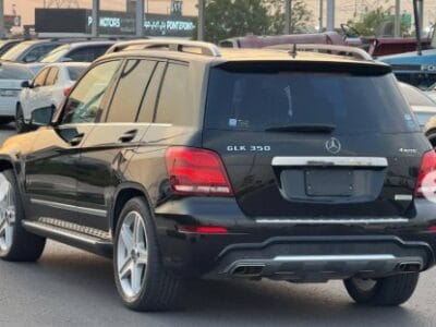 2015 MERCEDES-BENZ GLK350 V6 AUCTION GRADE 4.5/B Black
