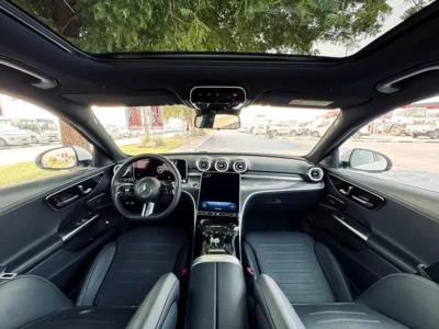 2024 Mercedes-Benz C-Class C260 L CLEAN TITLE and Neat Car White Black