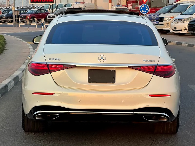 2022 Mercedes-Benz S-Class S 580 4Matic White Black in Perfect Condition