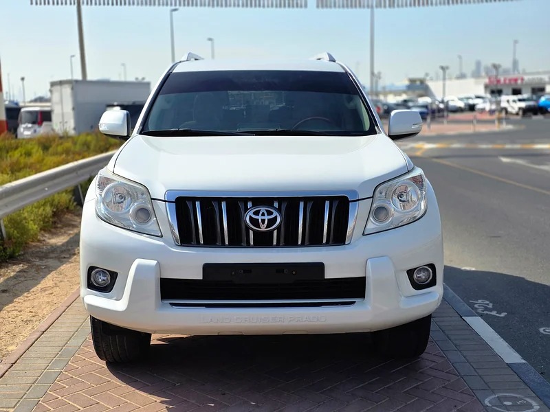 2013 Toyota Prado TXL 4 Cylinder Engine SUV GCC Specs White Beige