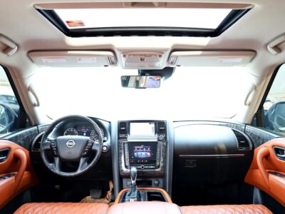2021 Nissan Patrol SE Platinum 6 Cylinder Engine White Orange GCC Specs