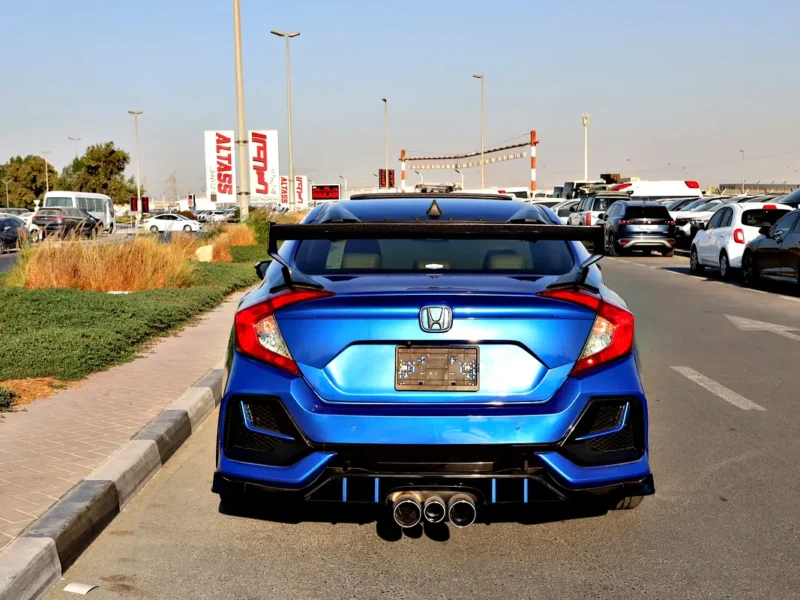2020 Honda Civic RS TURBO FULLY MODIFIED Blue Beige GCC Specs