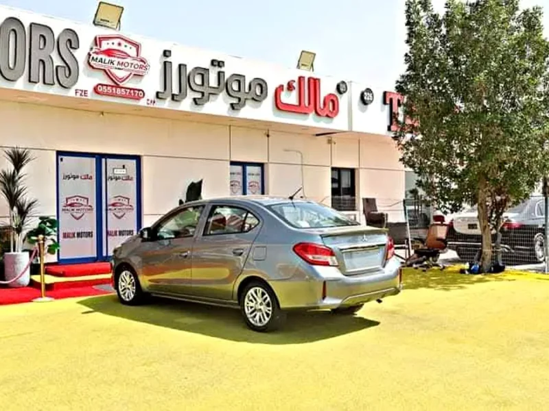 2022 Mitsubishi Attrage GLS GCC SPECS Clean Title Perfect Condition Grey Beige