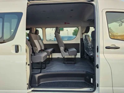 2025 Toyota Hiace DX PASSENGER 3.5L V6 AUTOMATIC White Grey