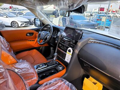 Nissan Patrol Nissan Patrol Platinum V8 5.7l Petrol 2024 White Tan