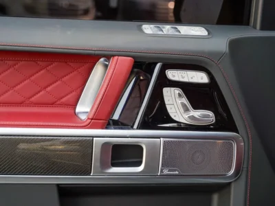 2025 Mercedes-Benz G 63 AMG 8 Cylinders Engine Black Red SUV