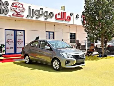 2021 Mitsubishi Attrage GLX 3 Cylinder Engine Grey Beige GCC Specs