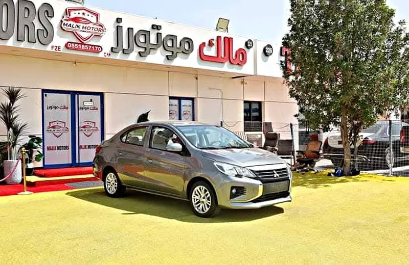 2021 Mitsubishi Attrage GLX 3 Cylinder Engine Grey Beige GCC Specs