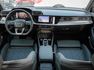 2025 Audi A3 35 TFSI S-Tronic 1.5T TFSI Turbocharged 4 Cylinder White Black