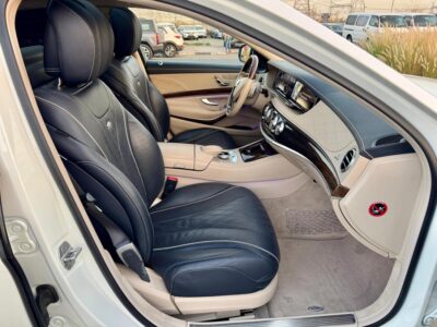 2014 Mercedes-Benz S 550 4.7L V8 Bi-Turbo White Black