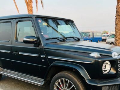 2019 MERCEDES BENZ G 550 4.0L biturbo V8 FULL OPTION Black Red