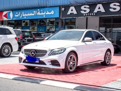 2020 Mercedes-Benz C-Class C200 Very Good Condition White Black