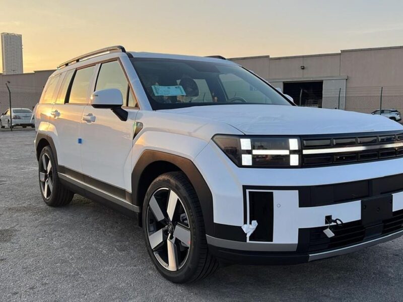 Hyundai Santa Fe 2025 Hyundai Santa Fe 2.5L AT Petrol 4x2 White Tan