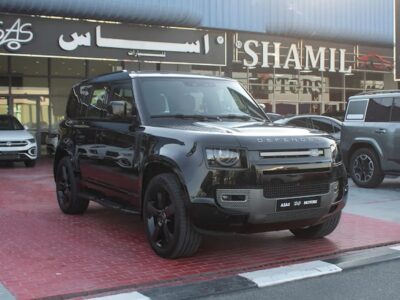 2025 Land Rover Defender 110 X-Dynamic HSE 6 Cylinder Engine Black Tan