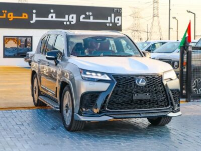 Lexus LX 600 F-Sport 3.5L 2025 Lexus LX 600 F-Sport Silver Red GCC Specs