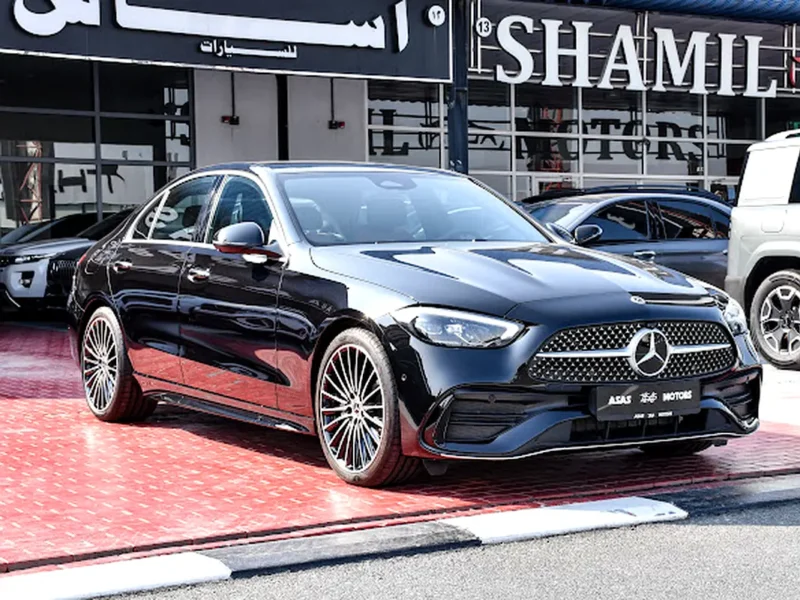 2026 Mercedes-Benz C-Class C200 4 Cylinders Engine Black Tan GCC Specs