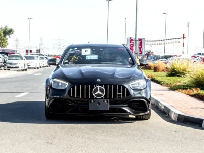 2021 Mercedes-Benz E-Class AMG E 63 S 8 Cylinder Auction Grade 4.5 Black