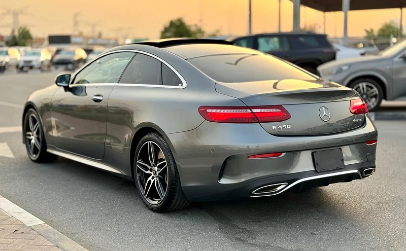 2019 Mercedes-Benz E-Class E450 4Matic E450 Coupe Grey White