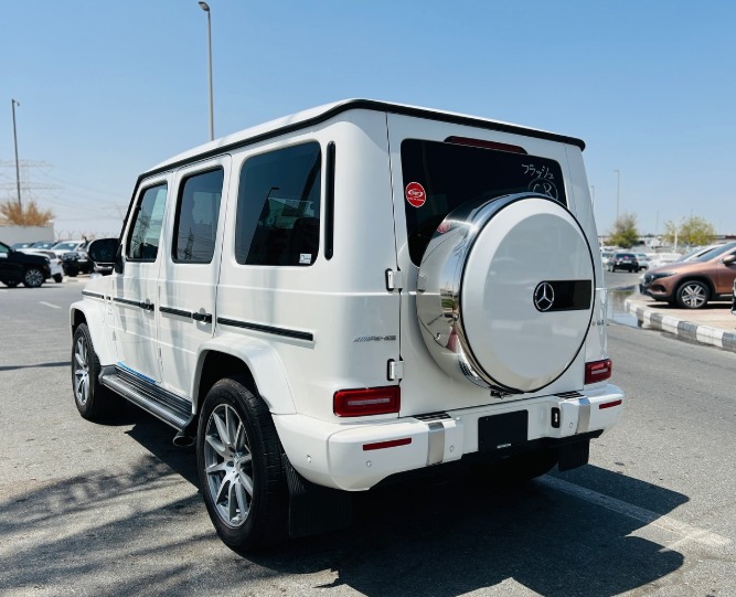 2019 MERCEDES BENZ G 63 AMG 4.0L V8 Biturbo Engine White Black