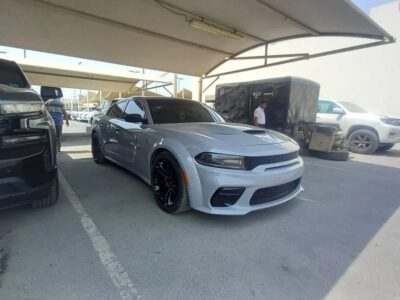 2022 Dodge Charger SRT Hellcat 6.2L Engine 717 HP Grey Red