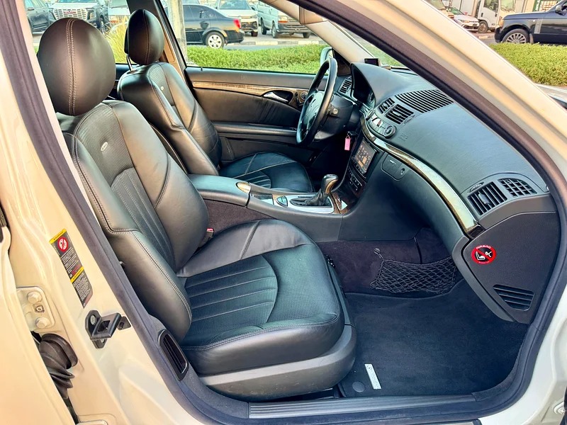 2003 Mercedes-Benz E-Class E 55 AMG White Sedan Automatic