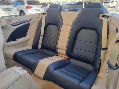 2014 Mercedes-Benz E 350 3.5 Liters V6 Engine White Black