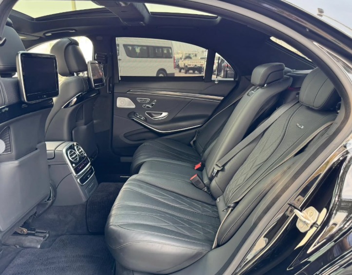 2015 MERCEDES BENZ S 63 AMG V8 AUCTION GRADE 4/B Black