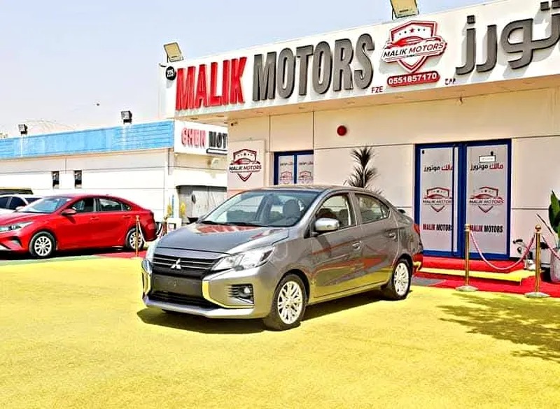 2021 Mitsubishi Attrage GLX 3 Cylinder Engine Grey Beige GCC Specs