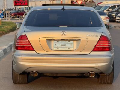 2002 MERCEDES BENZ S 320 V6 Body Kit S55 AUCTION GRADE 4/B Silver