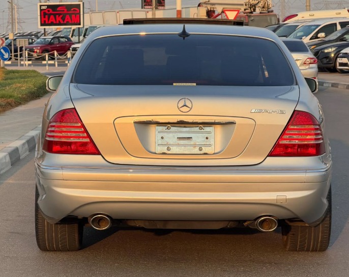 2002 MERCEDES BENZ S 320 V6 Body Kit S55 AUCTION GRADE 4/B Silver