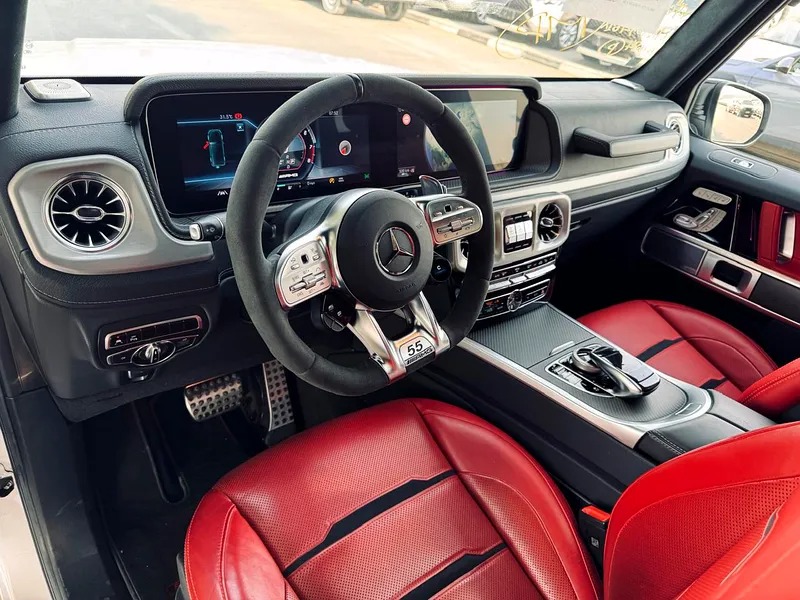 2023 Mercedes-Benz G-Class G 63 AMG 8 Cylinder Neat & Clean Car White Red