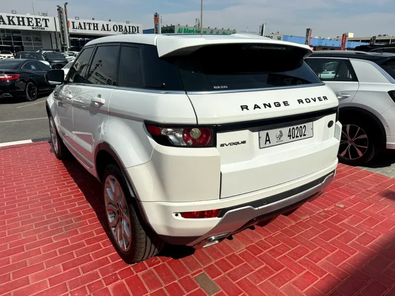2013 Land Rover Range Rover Evoque HSE 4 Cylinder Engine White Tan