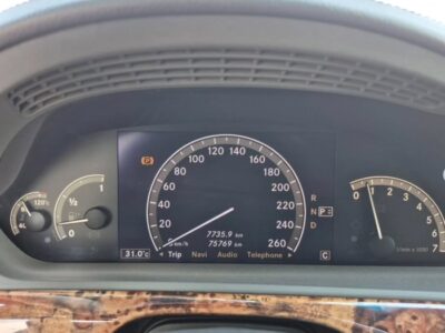 2006 MERCEDES BENZ S 350 V6 AUCTION GRADE 4/B White Black