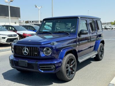 2023 MERCEDES BENZ G 63 AMG 4.0L V8 Biturbo Engine Blue Beige