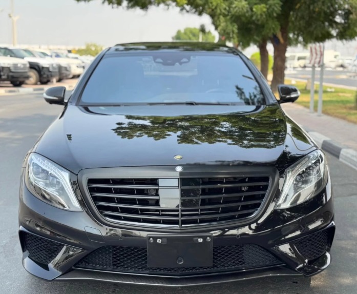 2015 MERCEDES BENZ S 63 AMG V8 AUCTION GRADE 4/B Black
