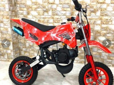 Mini dirt bike 49CC Pull start 2 Stroke Engine Single Cylinder Blue