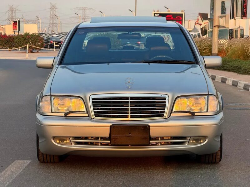 1998 Mercedes-Benz C-Class C43 AMG 8 Cylinder Clean Title Silver Black