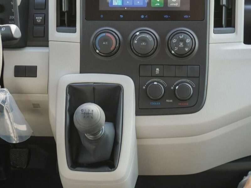 2025 Toyota HiAce 3.5L MT Petrol 6 Cylinder Engine GCC Specs White Beige