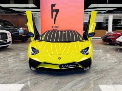 Lamborghini Aventador 6.5L V12 SV 2017 LP 750 4 SV Roadster Yellow Giallo