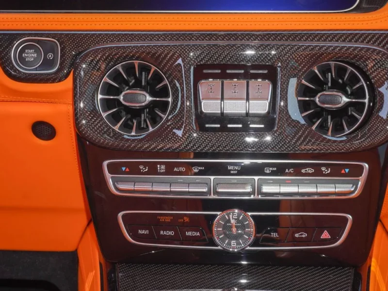 2024 Mercedes-AMG G 63 BRABUS 800 8 Cylinders Engine Blue Orange